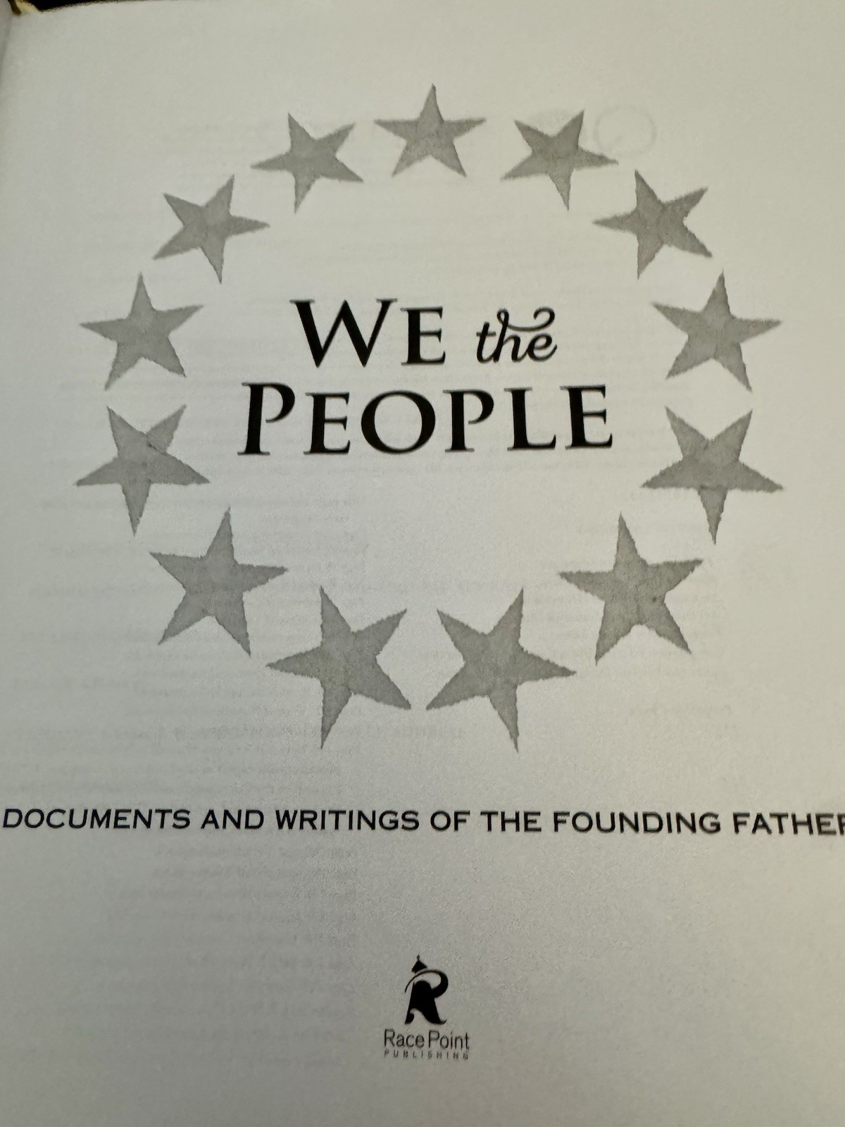WE THE PEOPLE Documents Writings of Founding Fathers Gift Set 11.25×10.25×1.5”