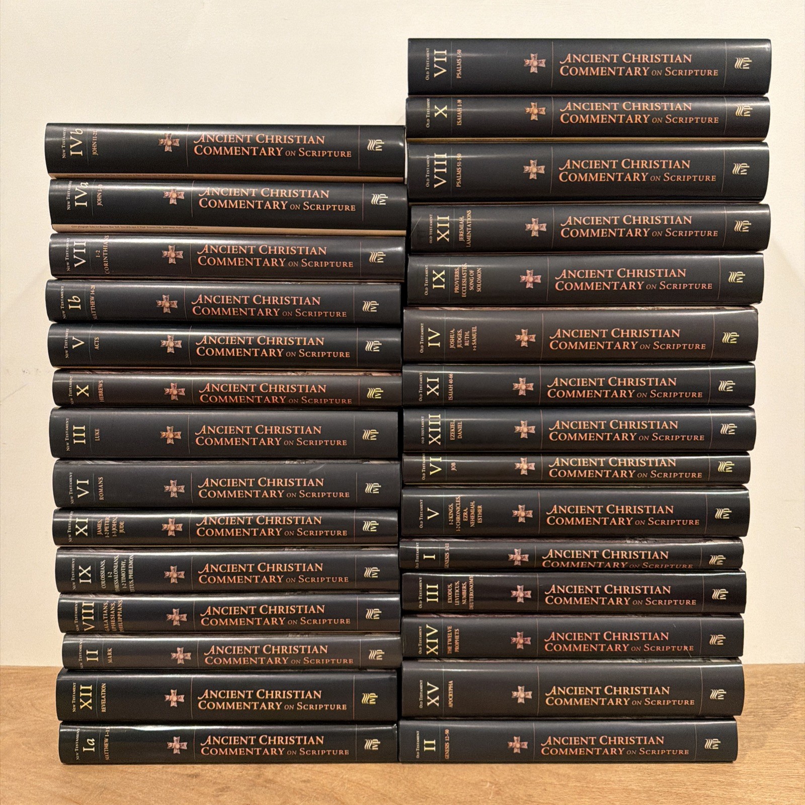 The Ancient Christian Commentary on Scripture [29 Volume Set] Hard Cover.