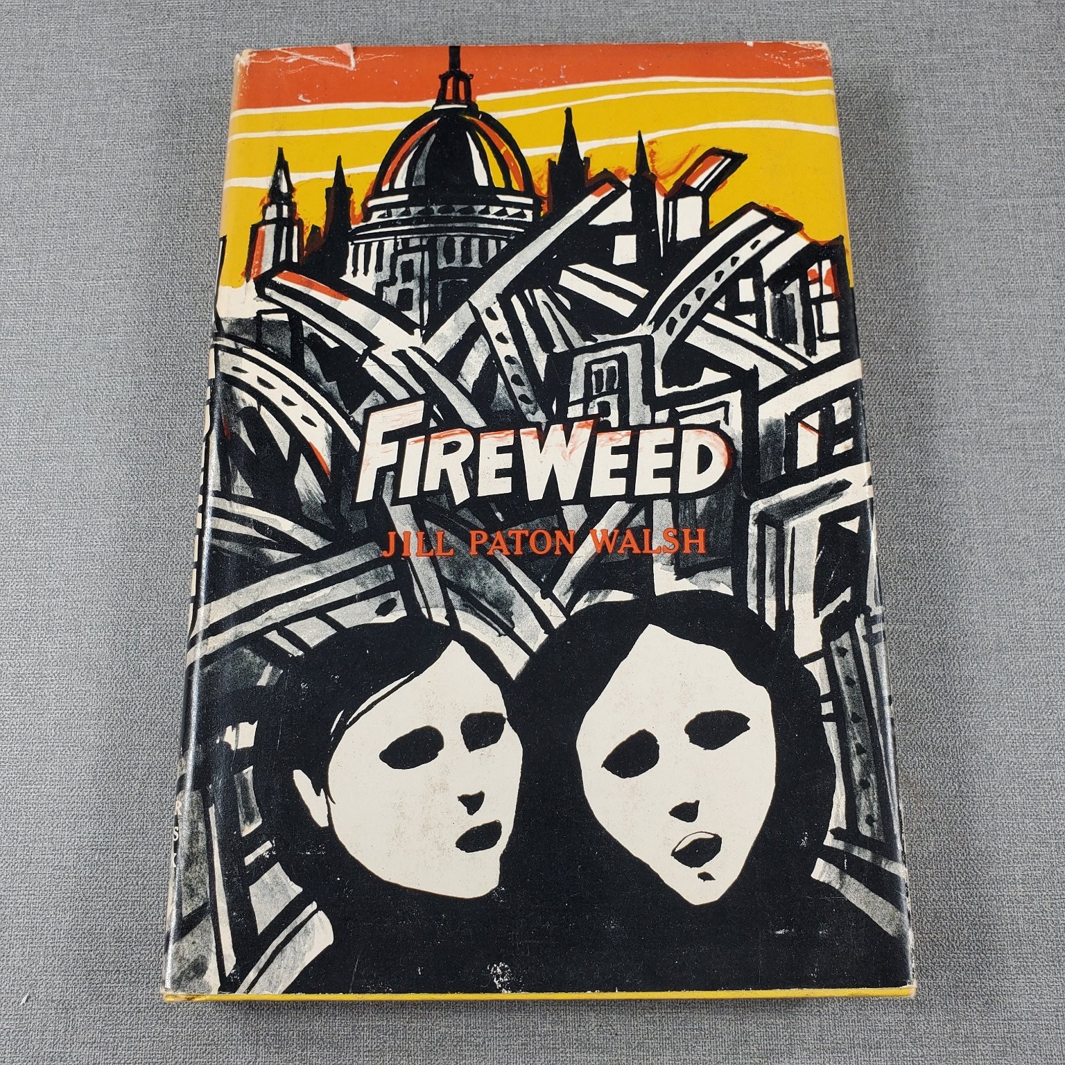 Fireweed Jill Paton Walsh 1969 Book Club Edition Historical Fiction Farrar