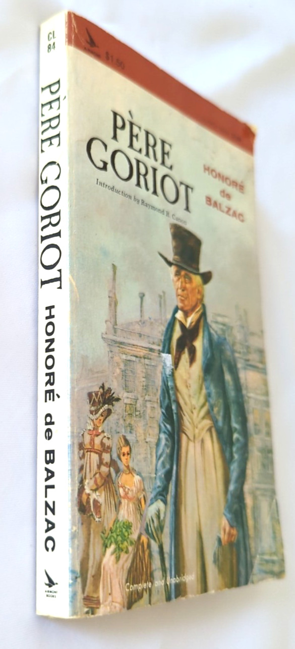 Honore de Balzac by Pere Goriot 1965 Paperback Airmont Classic