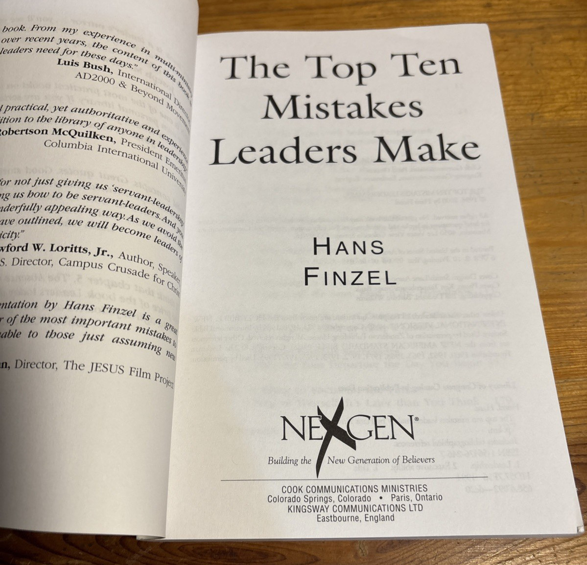 Lot of 5 Books on Leadership for Christians~Empowered, Relational, Transforming