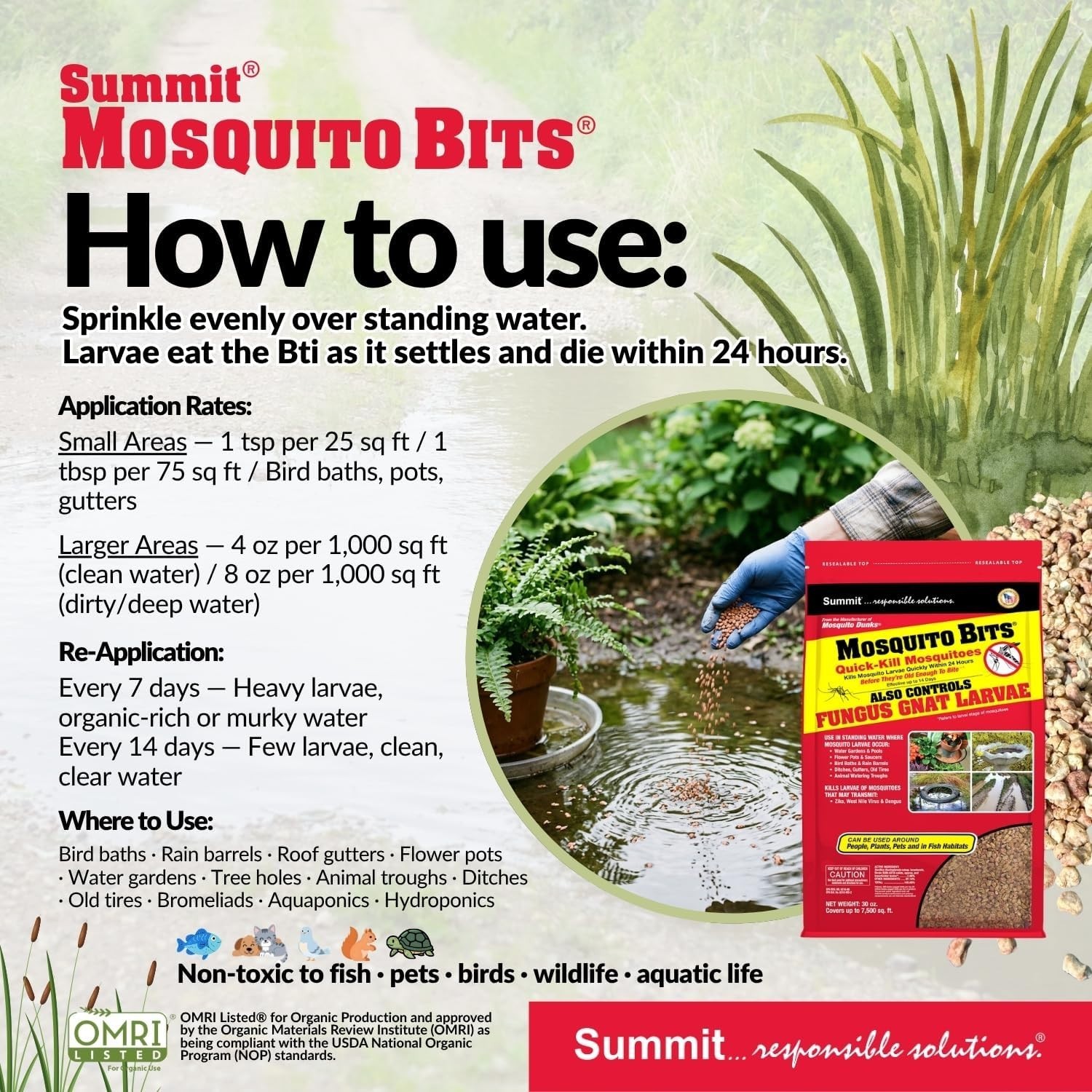 CHEMICAL CO 117-6 30OZ Mosquito Bits