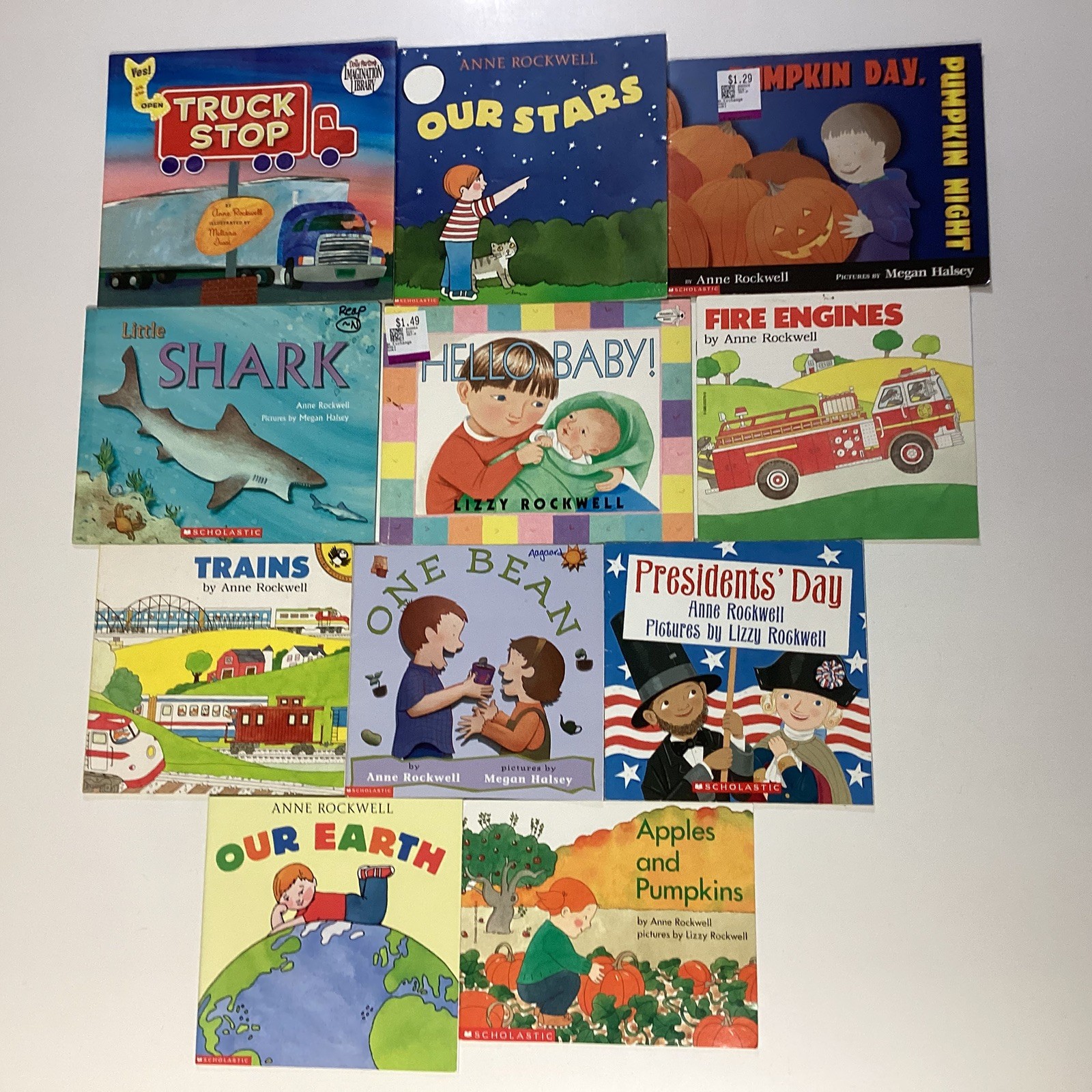 Anne Rockwell Preschool Kindergarten 1st Grade Picture Children’s 11 Book Lot