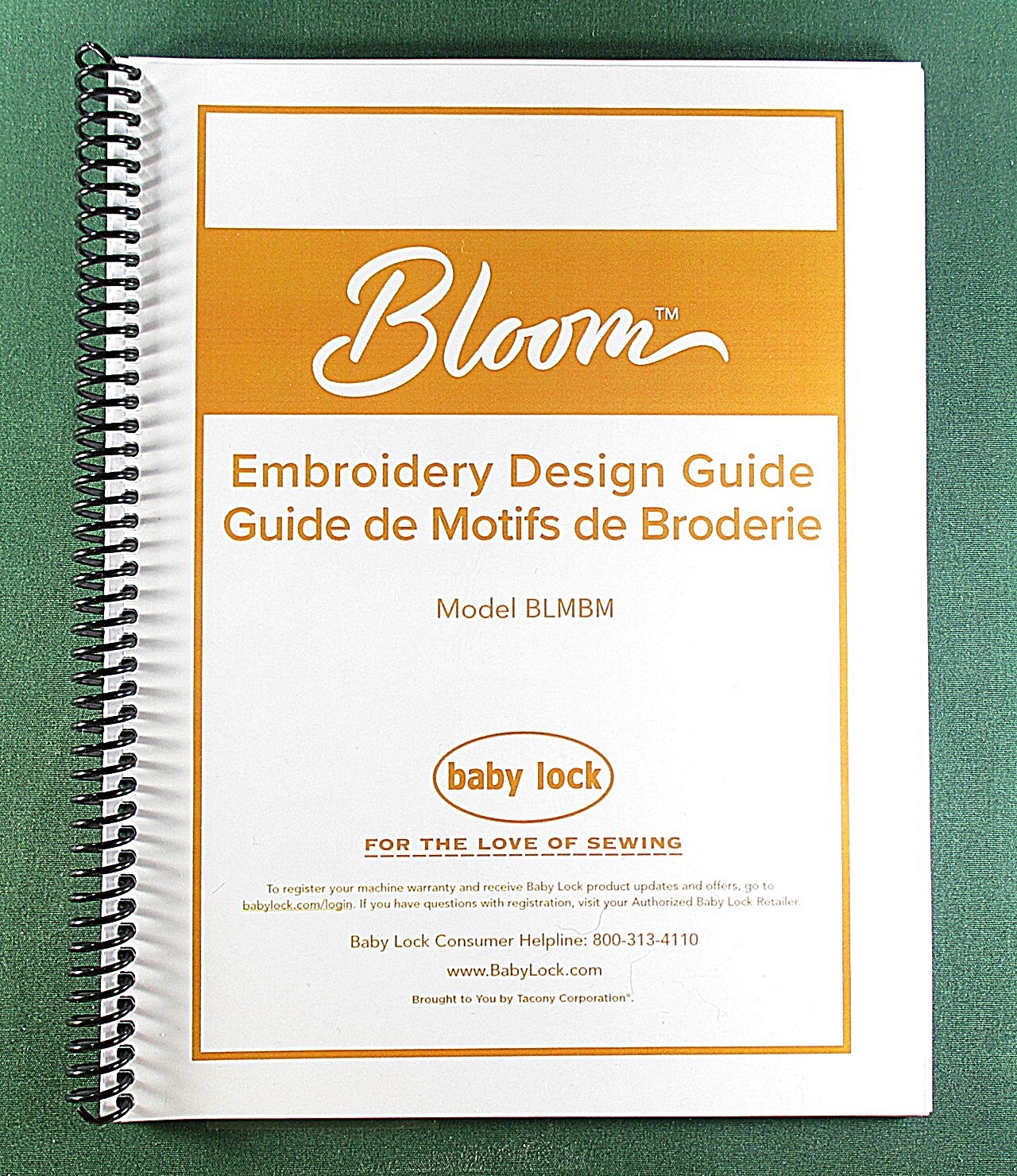 Baby Lock BLMBM Bloom Embroidery Design Guide: 56 Pages & Protective Covers!