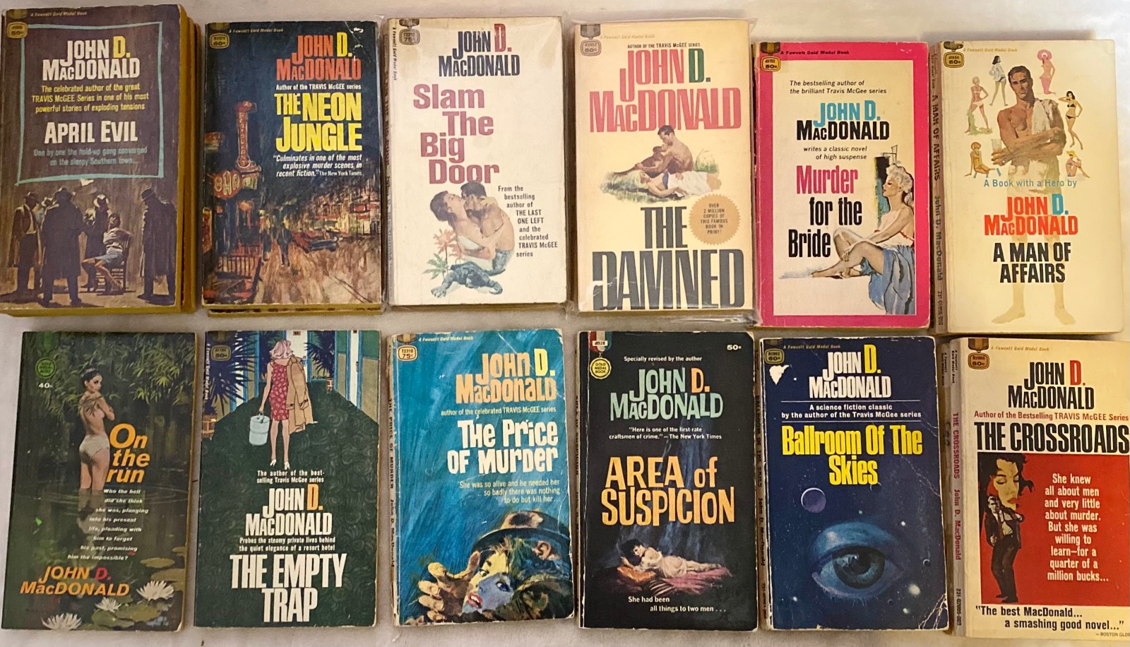 Travis McGee JOHN D MACDONALD BUY AS MANY GD/VG LOW $ PB GET Flat $4.75 Ship #N5