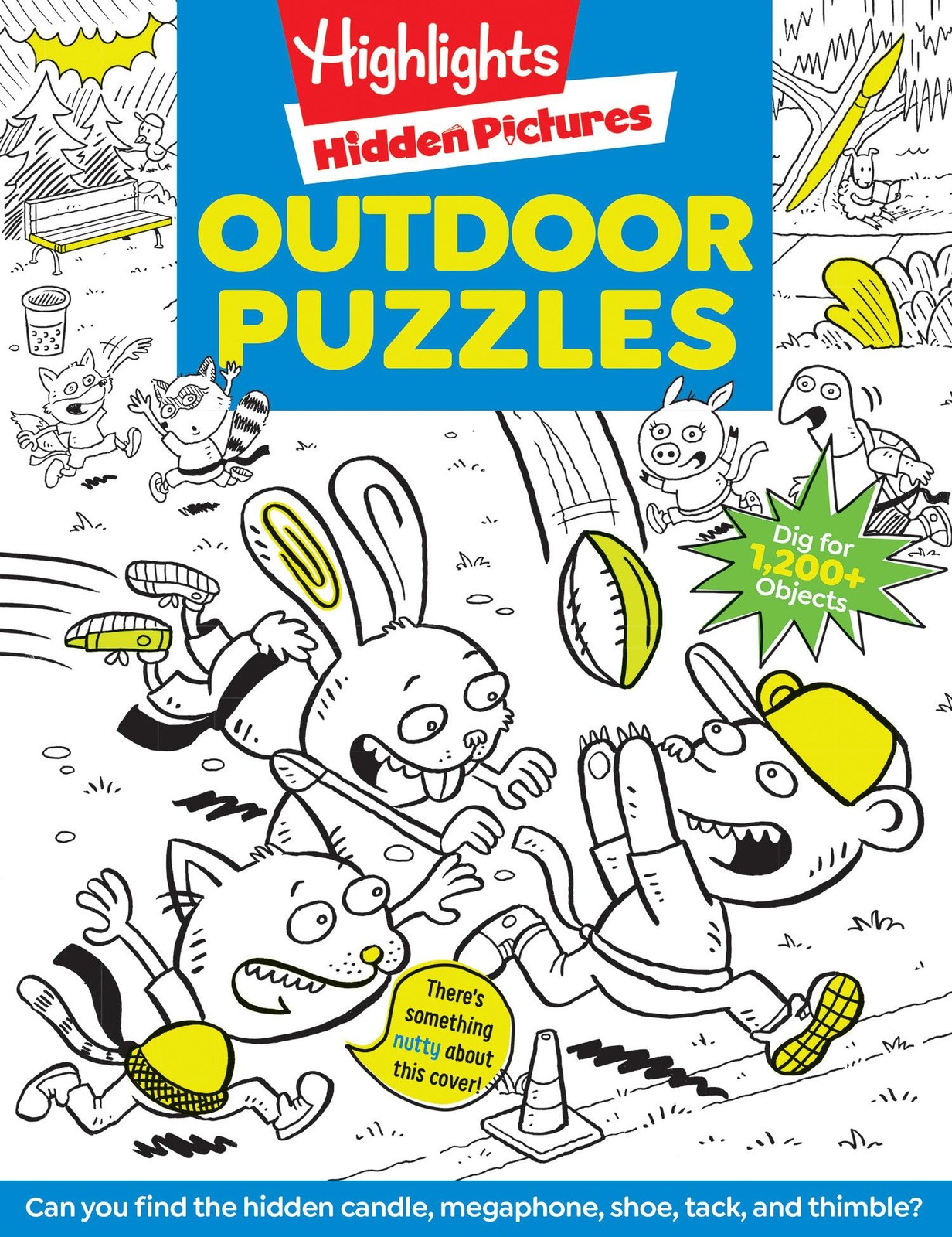 Outdoor Puzzles: Outdoor Activity Book Featuring Forests, Parks and More, Ca…