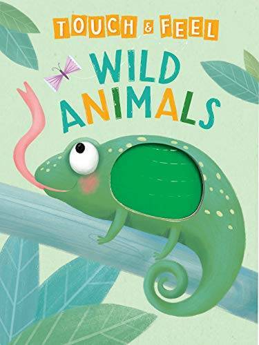 Wild Animals: A Touch and Feel Book – Children’s Board Book – Educational – GOOD