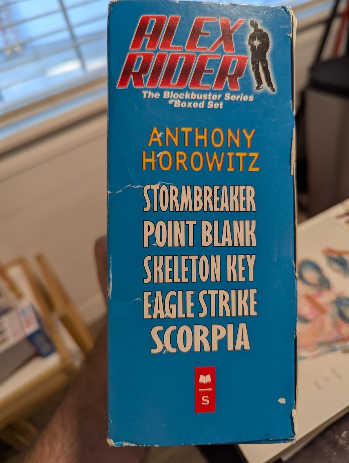 BOXED SET of 5 ALEX RIDER Paperbacks STORMBREAKER POINT BLANK SCORPIA KEY STRIKE