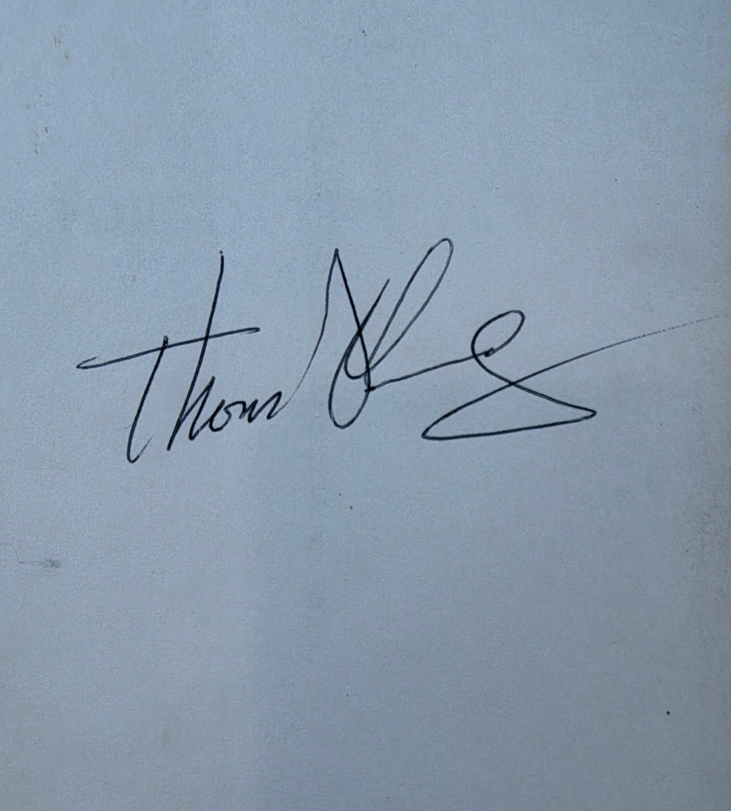 The Forgotten Victory – Thomas Fleming (1973 1st) HC Signed