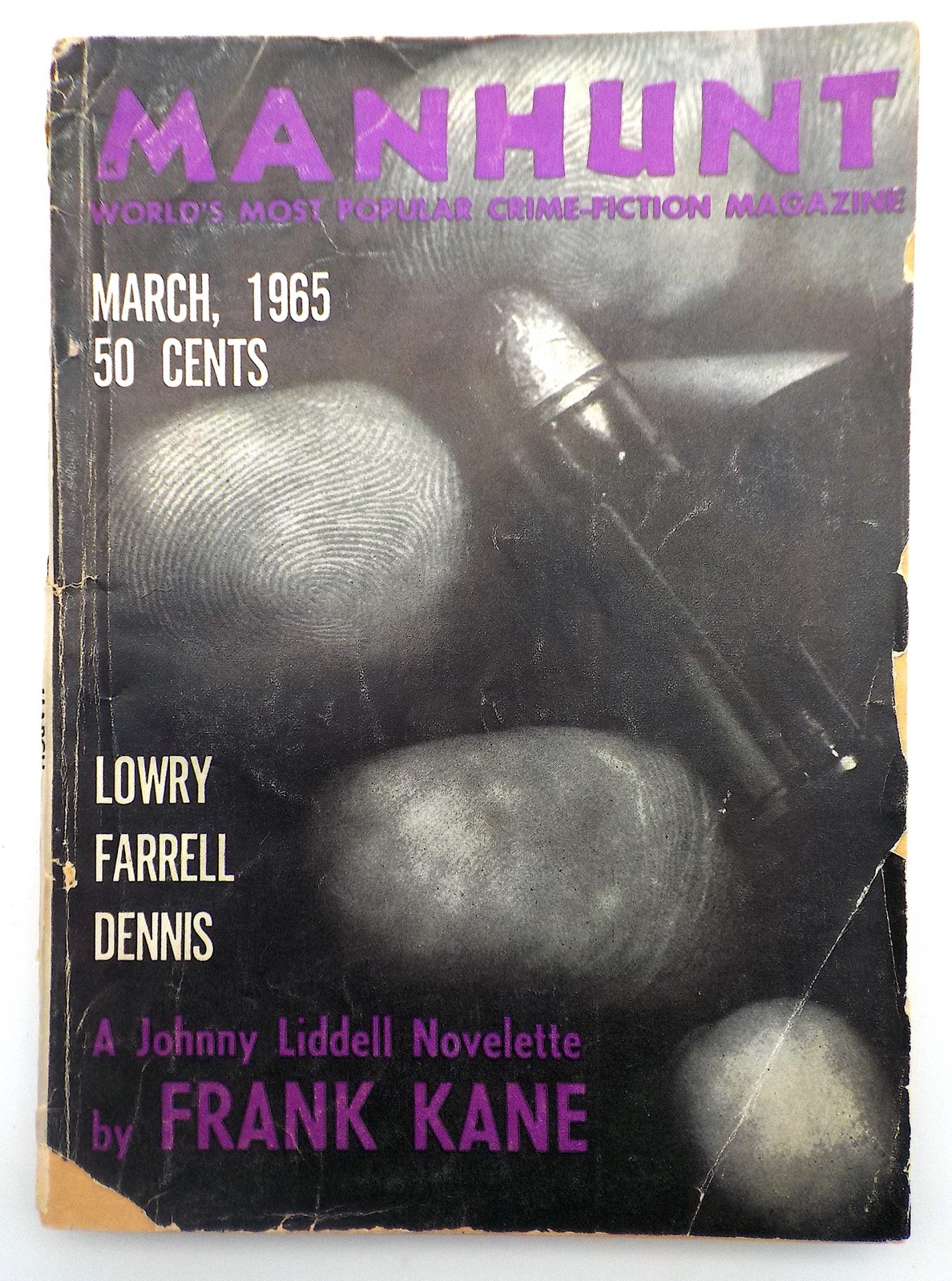 MANHUNT Detective Story Monthly Magazine March 1965