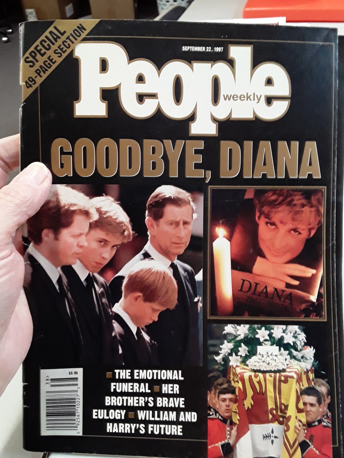 Princess Diana magazine bundle 1997 4 titles death tributes memorials G+ 240229