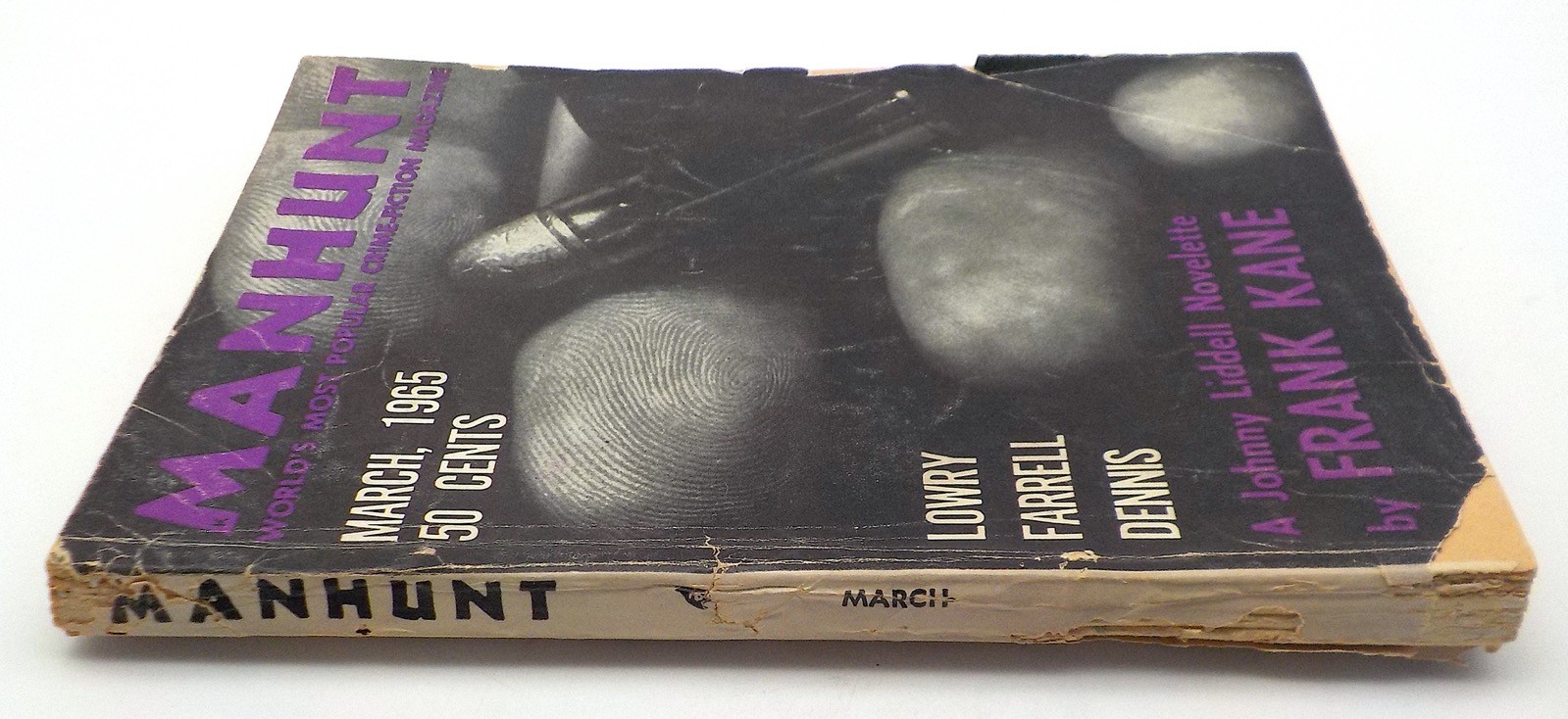 MANHUNT Detective Story Monthly Magazine March 1965