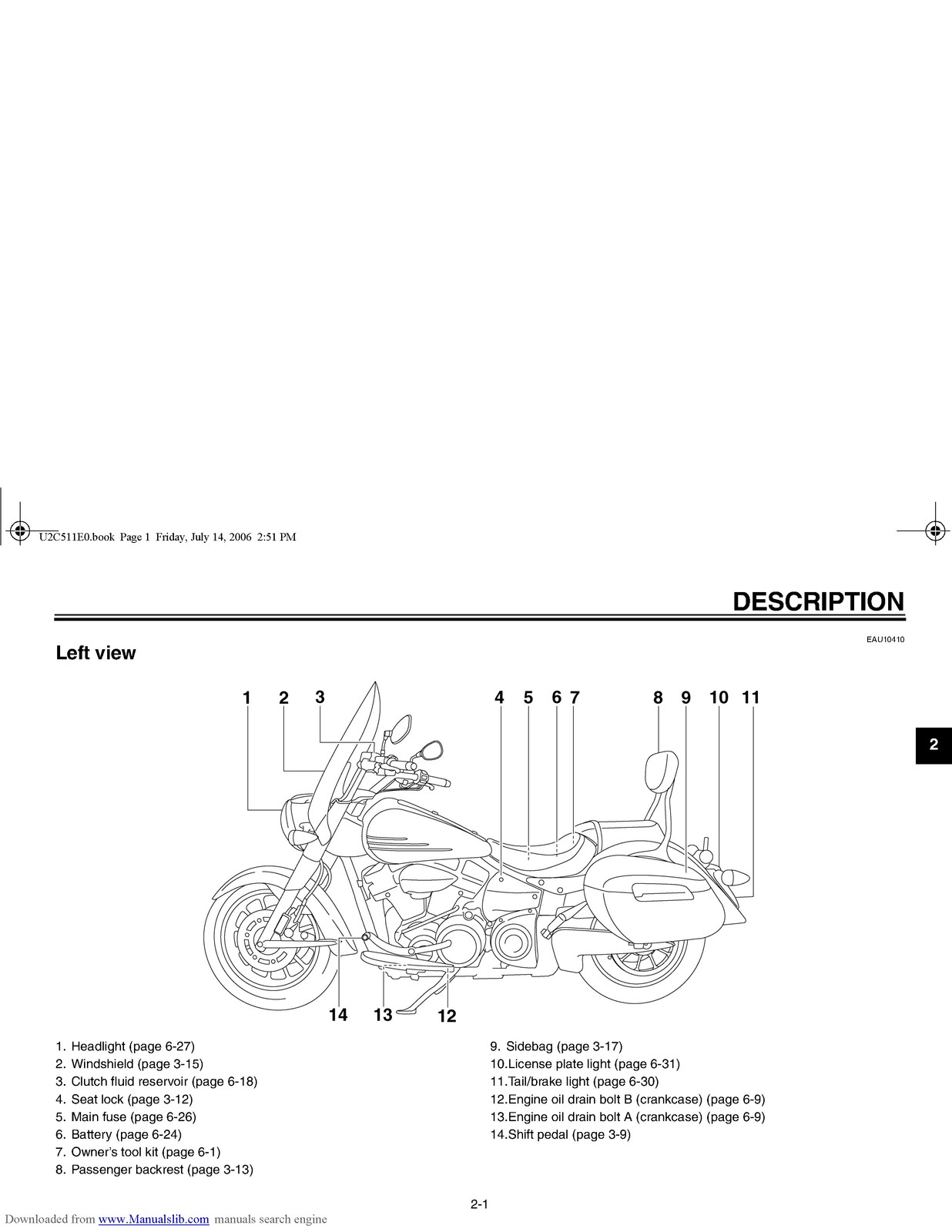 YAMAHA XV19CTSW XV19CTW XV19CTMW Owners Manual – STEEL WIRE BOUND – TOUGH COVERS