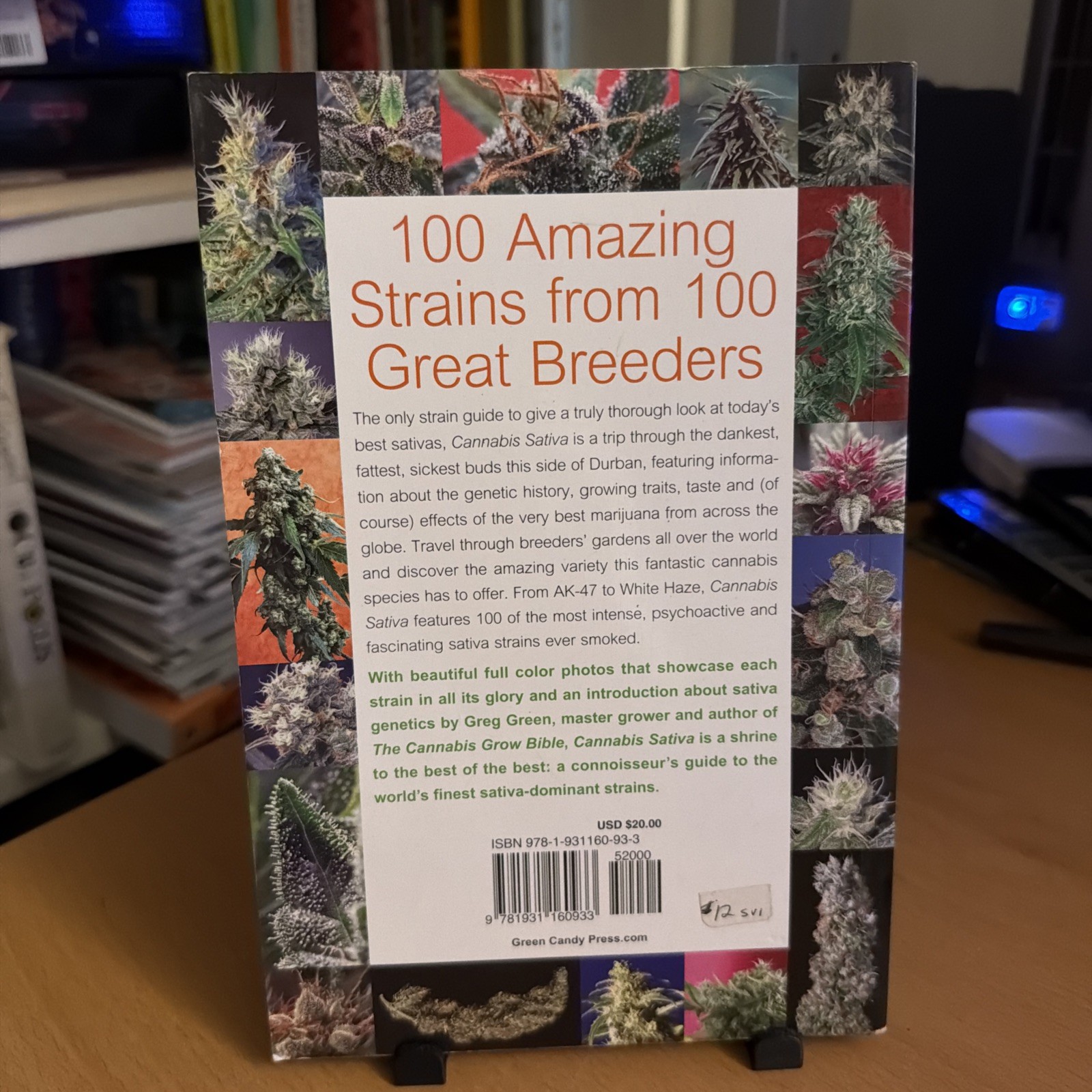 Cannabis Indica & Sativa 2 Book Lot Guide to the Worlds Finest Marijuana Strains