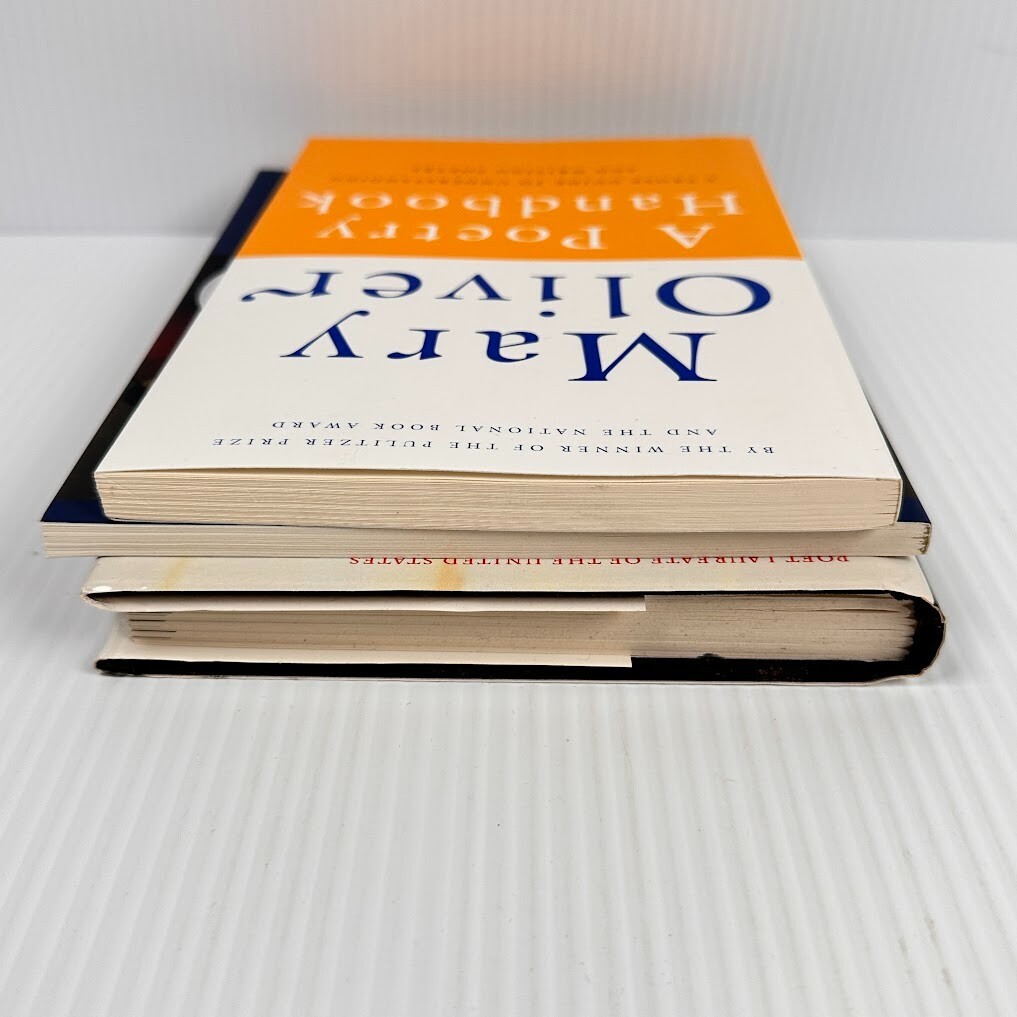 Lot of 3 Poetry Books – Multiple Authors & Titles – Hardcover & Paperback