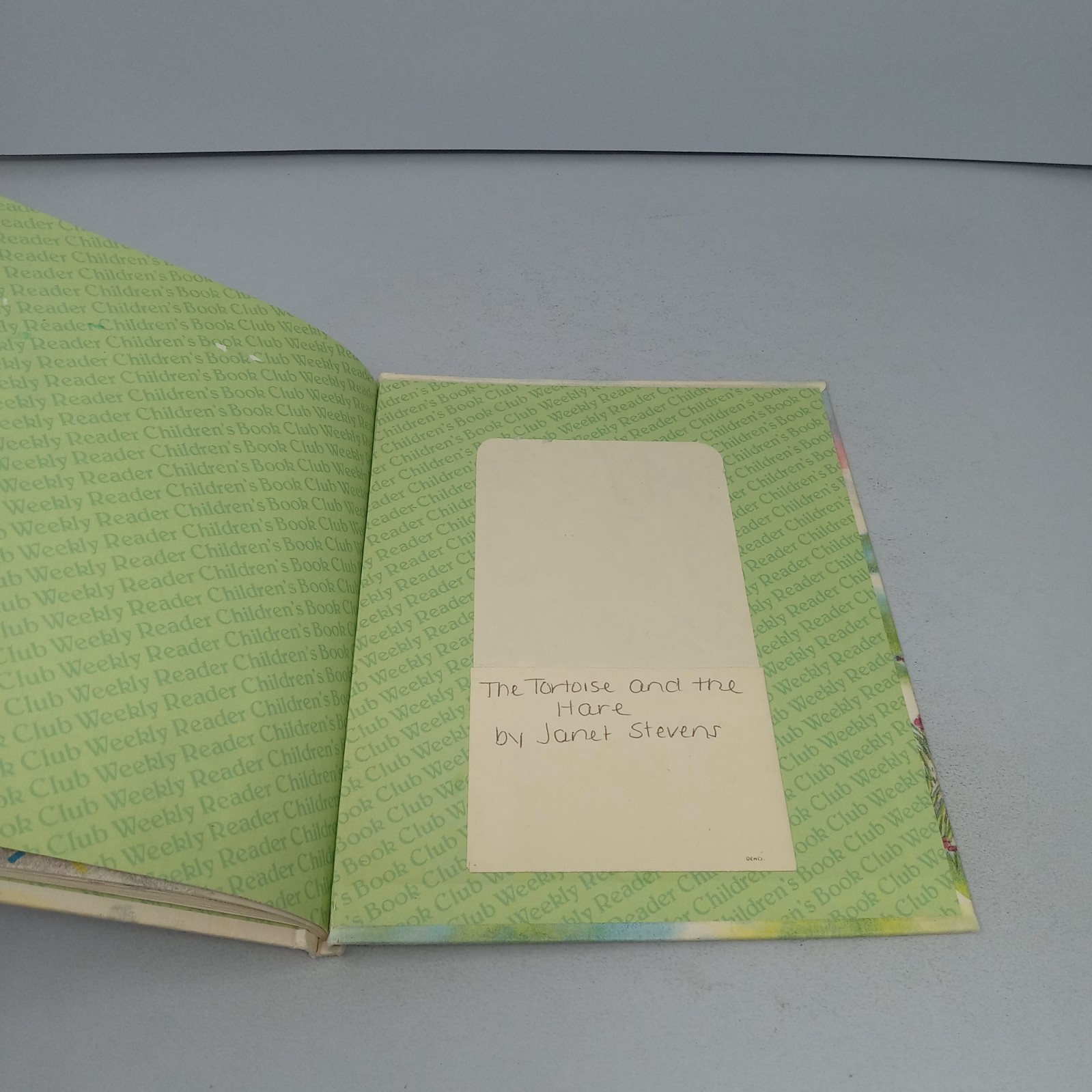 The Tortoise and the Hare: 1984 Holiday House Hardcover by Janet Stevens