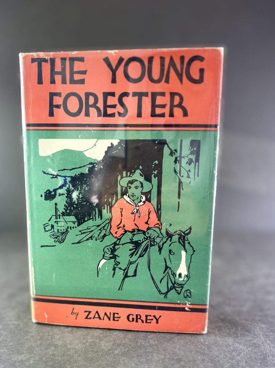 Zane Grey THE YOUNG FORESTER HC DJ Grosset Dunlap Western Adventure Book