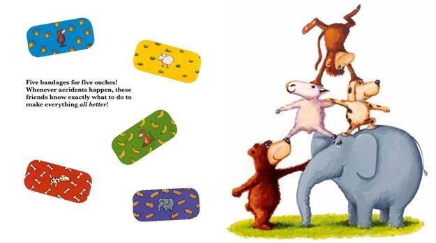 All Better! by Henning Lohlein & Kane Miller Books (includes bandage stickers)