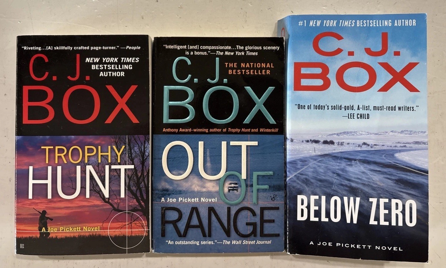 25 Book Lot Complete JOE PICKETT “Game Warden” Series Books 1-25 CJ BOX PB Set