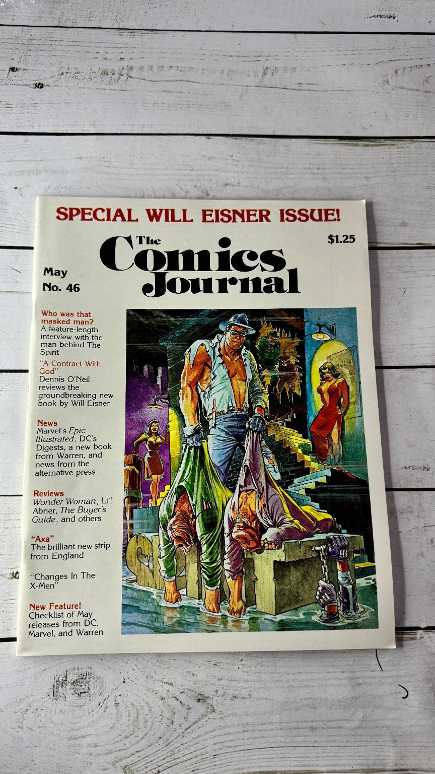 The Comics Journal No. 46 May 1979 Will Eisner Issue Fantagraphics Magazine