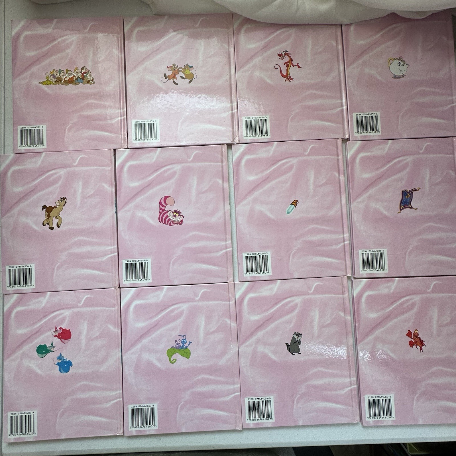 Lot of 14 Disney Princess Storytime Picture Books & Poems Hardcover Bundle