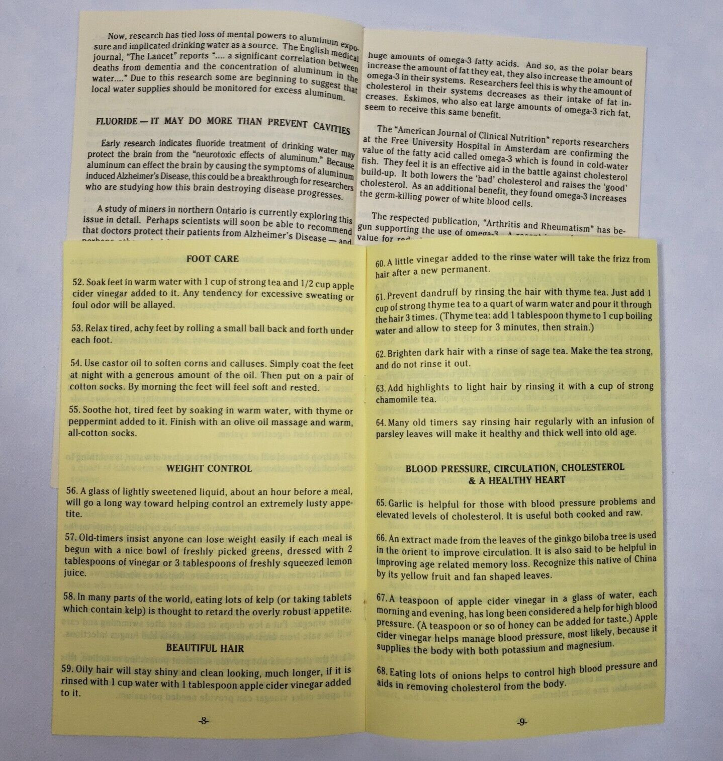 Emily Thacker Health Without Drugs Booklets Lot Vinegar Natural Remedies Cures