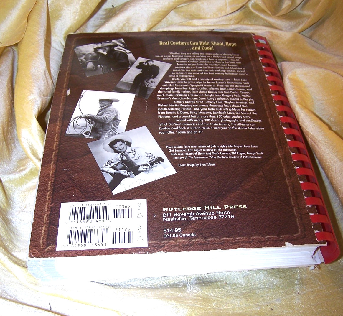 “The All-American Cowboy Cookbook” cook book, 1995, Ken Beck