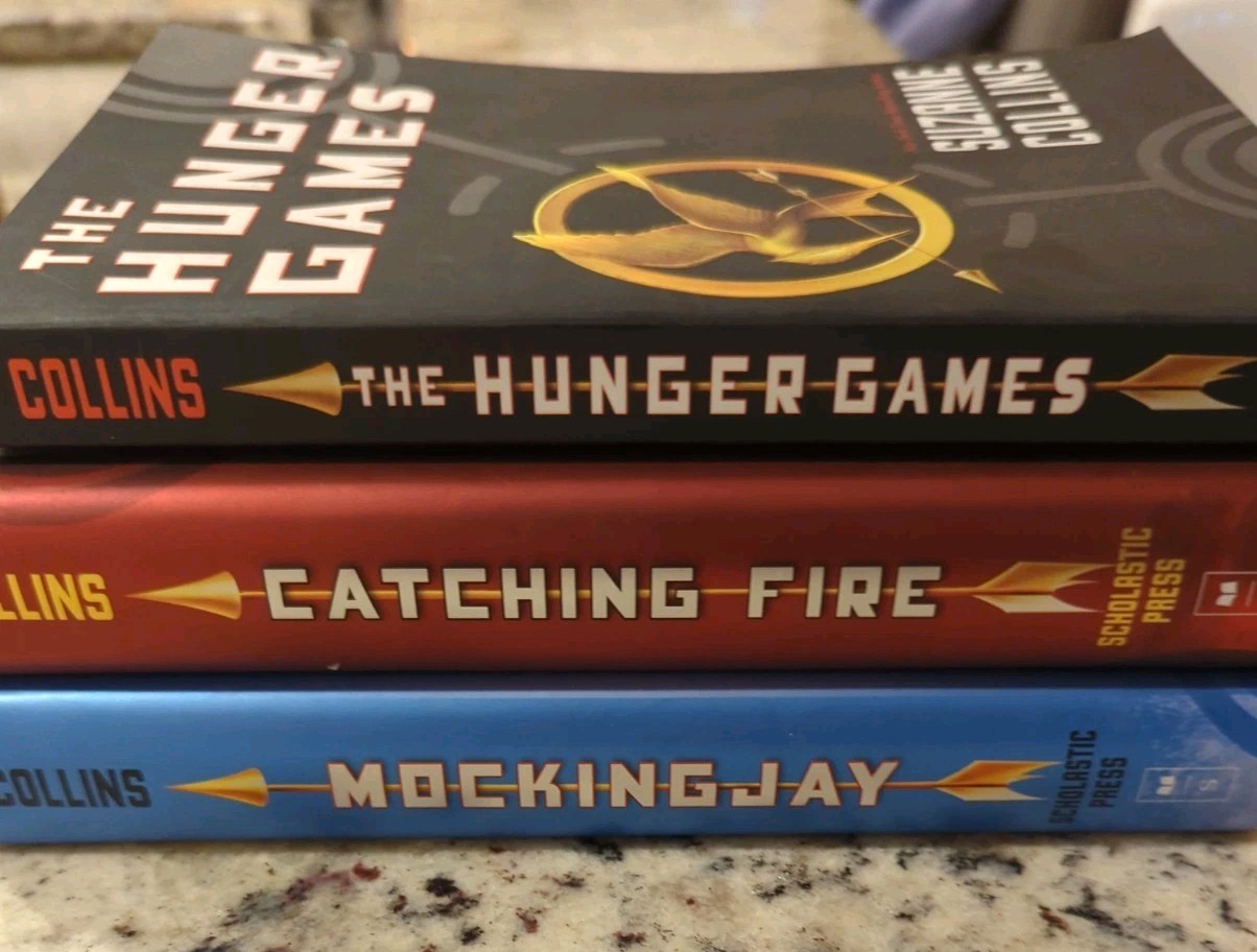 The Hunger Games Trilogy Book Set By Suzanne Collins Hardcover and Paperback Lot