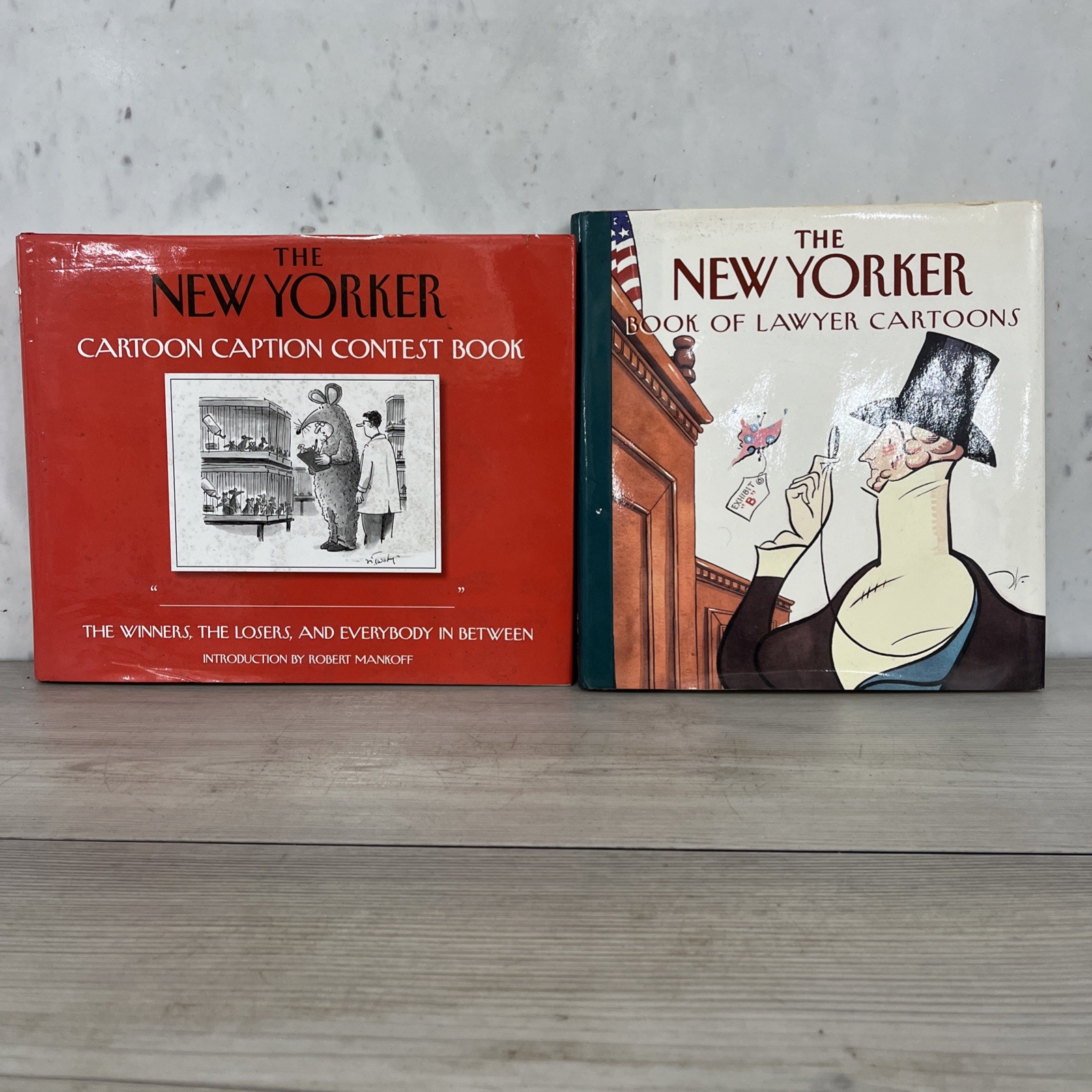 Lot Of 2 The New Yorker,Books Of Lawyer Cartoons,caption Contest Book. C3