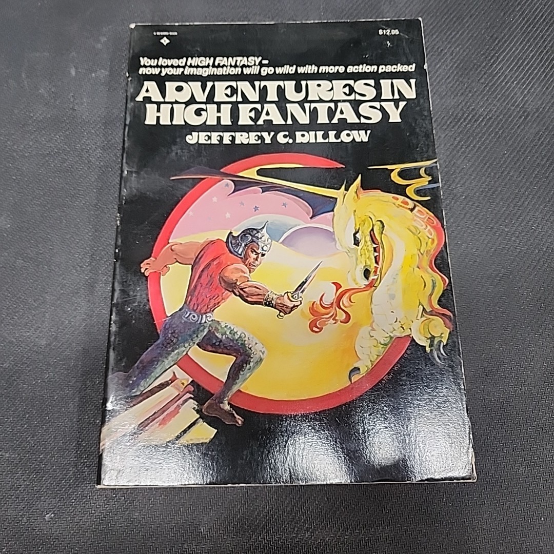 ADVENTURES IN HIGH FANTASY Softcover Book Jeffrey Dillow ROLE PLAYING First 1981