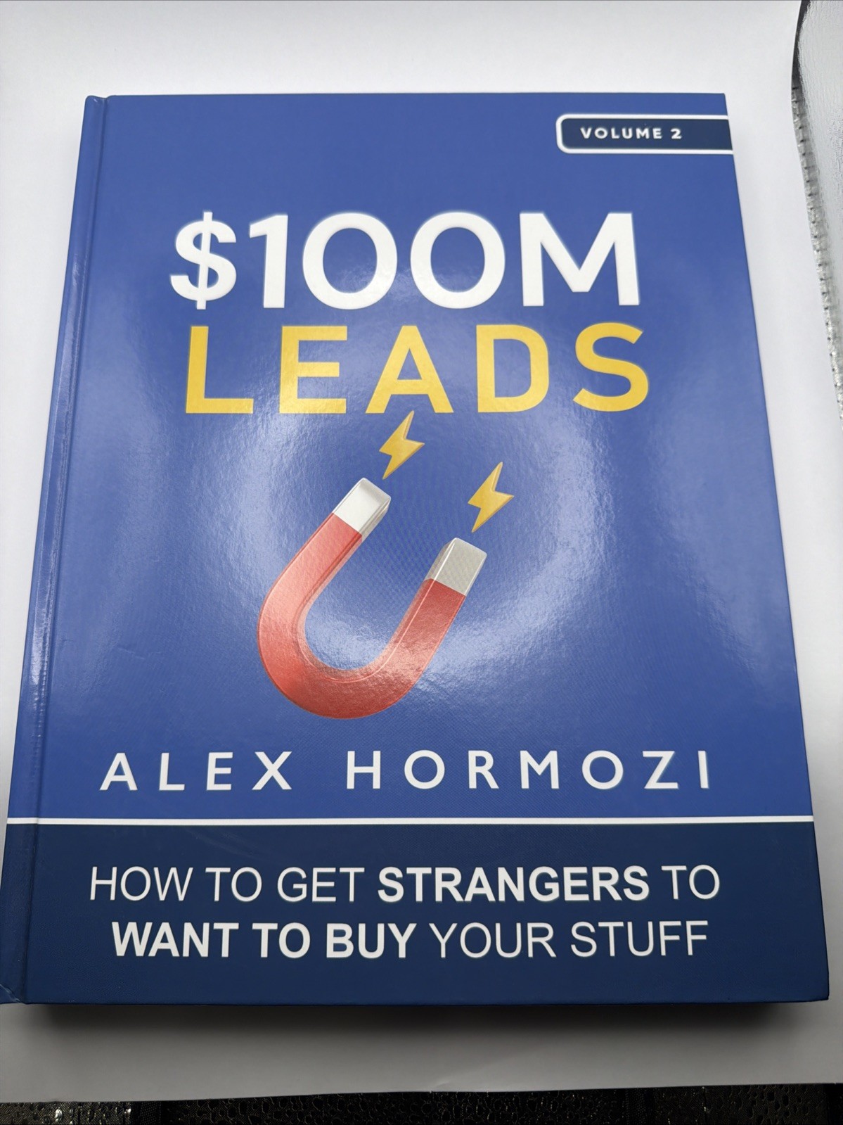 Alex Hormozi Book $100M One Hundred Million Dollar Leads Hardbound – NEW