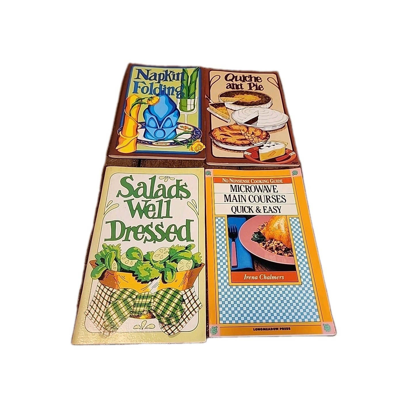 Irena Chalmers, Recipe Booklet, Set Of 4, 1970, 74 78,87 vintage
