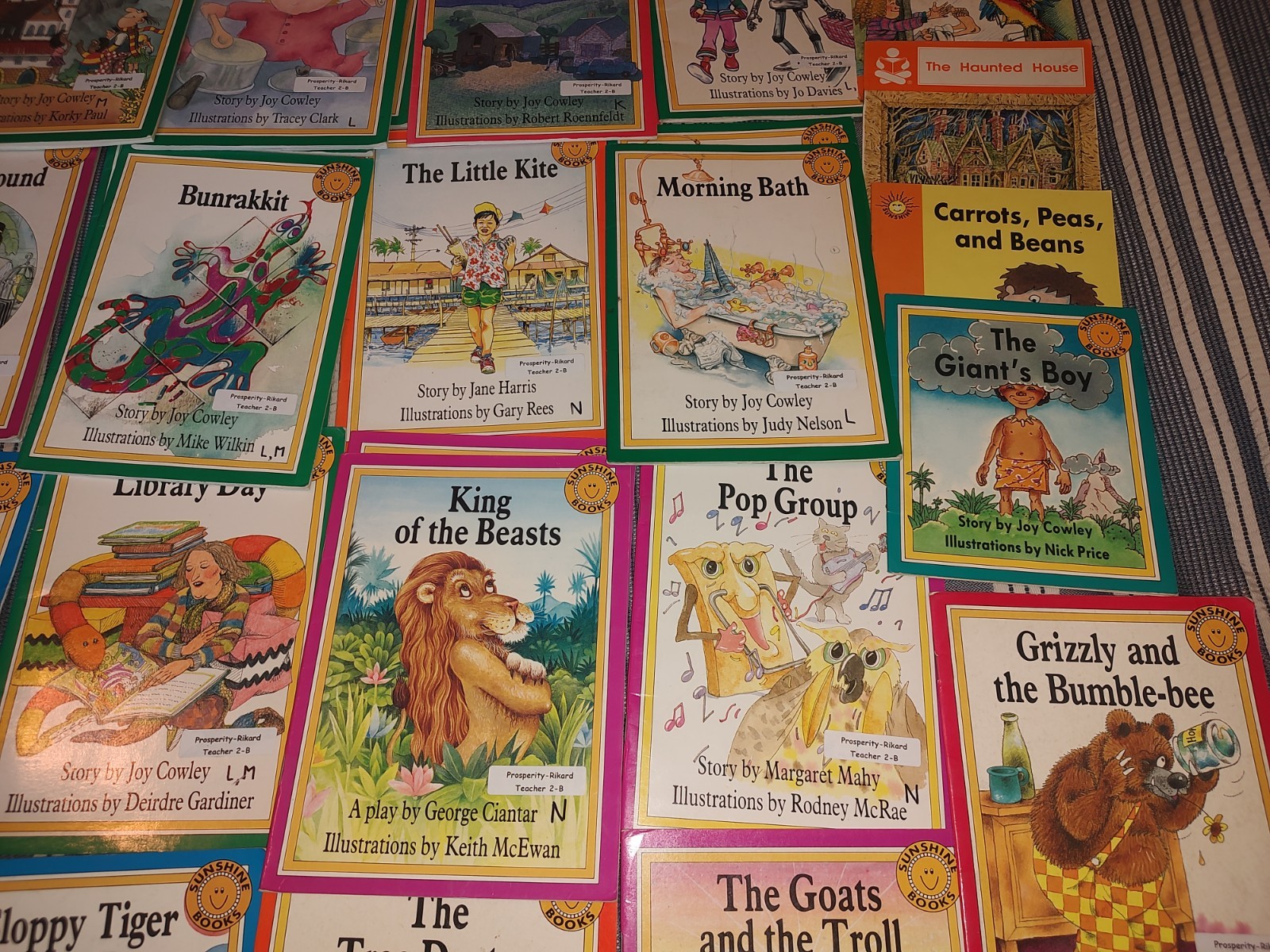 Joy Cowley The Wright Group Books Lot of 70 Story Box Sunshine Homeschool Reader