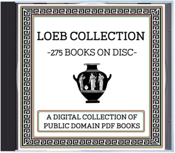 Loeb Collection on Disc – 275 Digital Books – Classical Library Portable Lot Set
