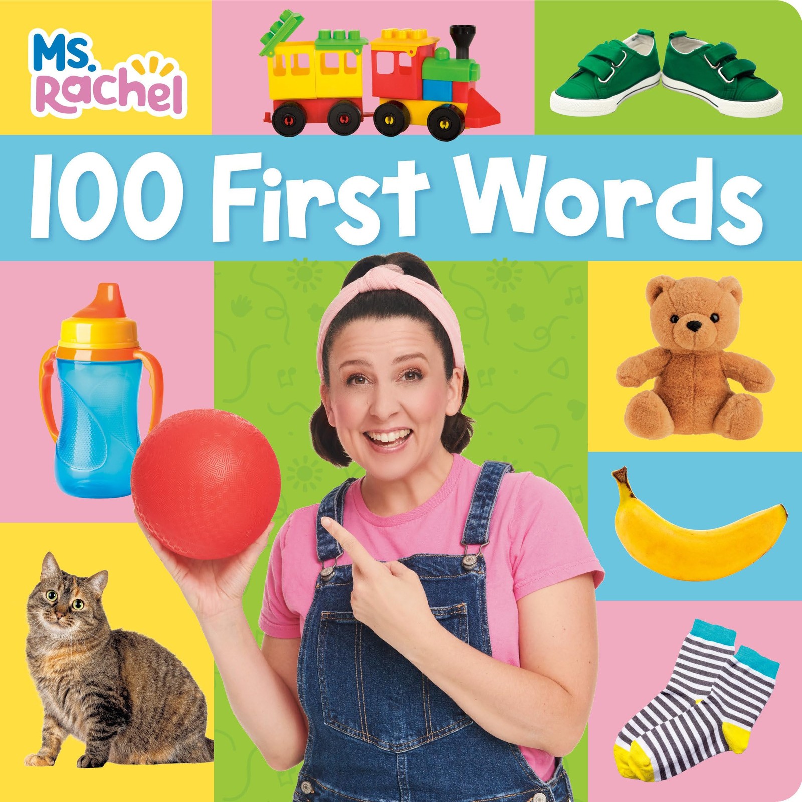 Ms Rachel’s 100 Essential First Words Board Book for Babies and Toddlers