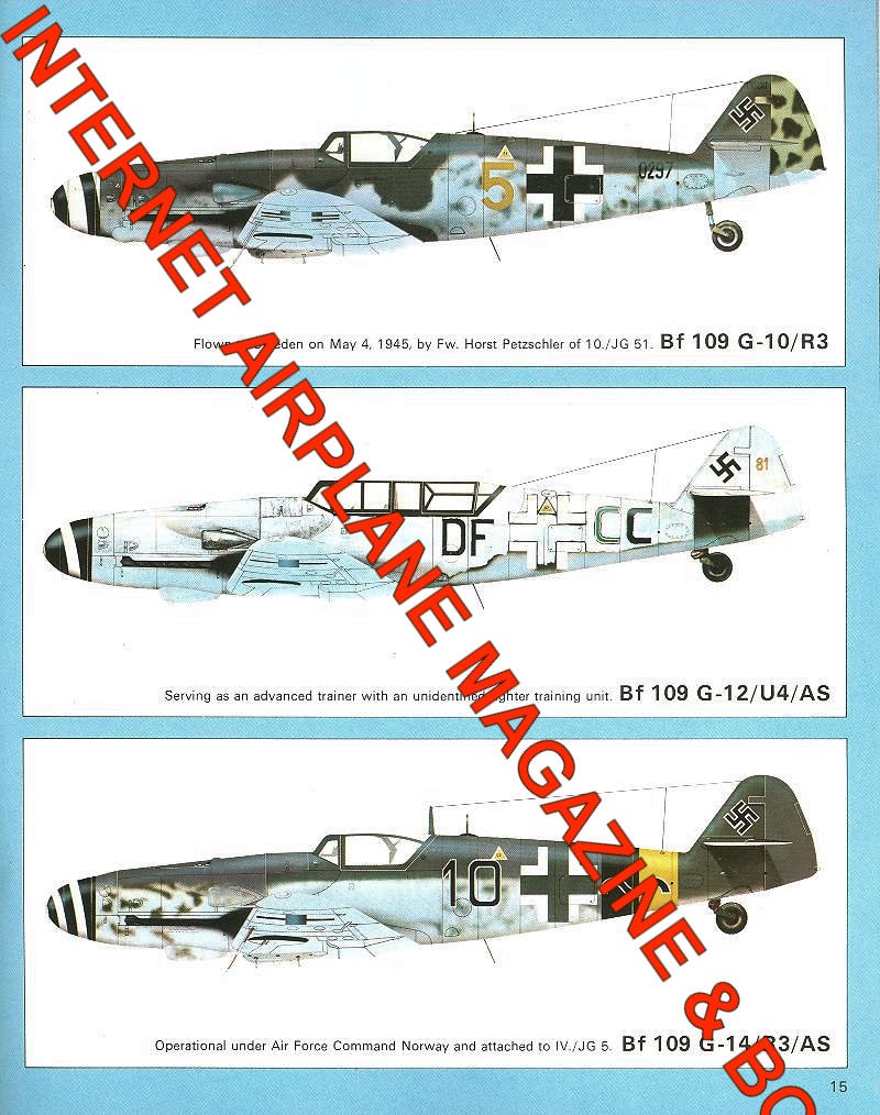 MONOGRAM CLOSE-UP 7 MESSERSCHMITT Bf109G GUSTAVE PT2 WW2 GERMAN LUFTWAFFE JG