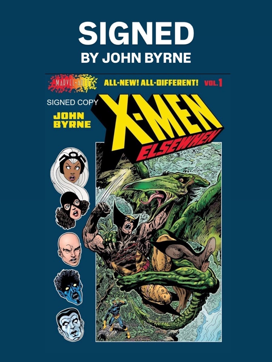 SIGNED John Byrne X-Men Elsewhen V1 US Hardcover Graphic Novel PRESALE