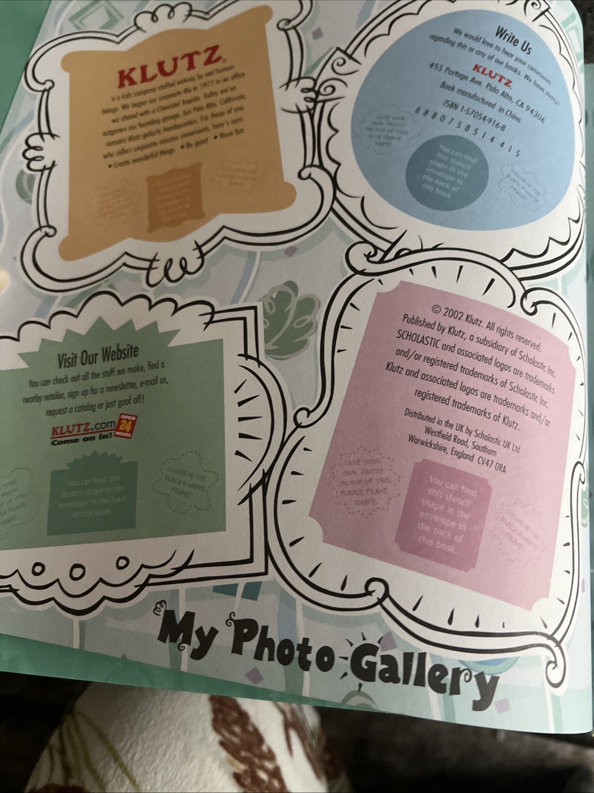 MY FABULOUS LIFE IN PICTURES (KLUTZ) By The Editors Of Klutz Excellent(F2)