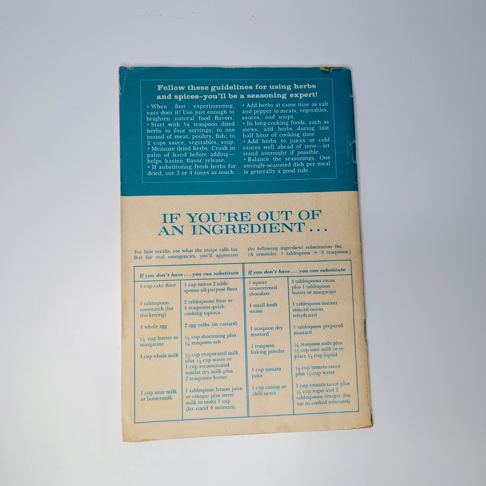 Vintage 1969 Shortcut Cooking Meredith Corporation First Printing Cookbook