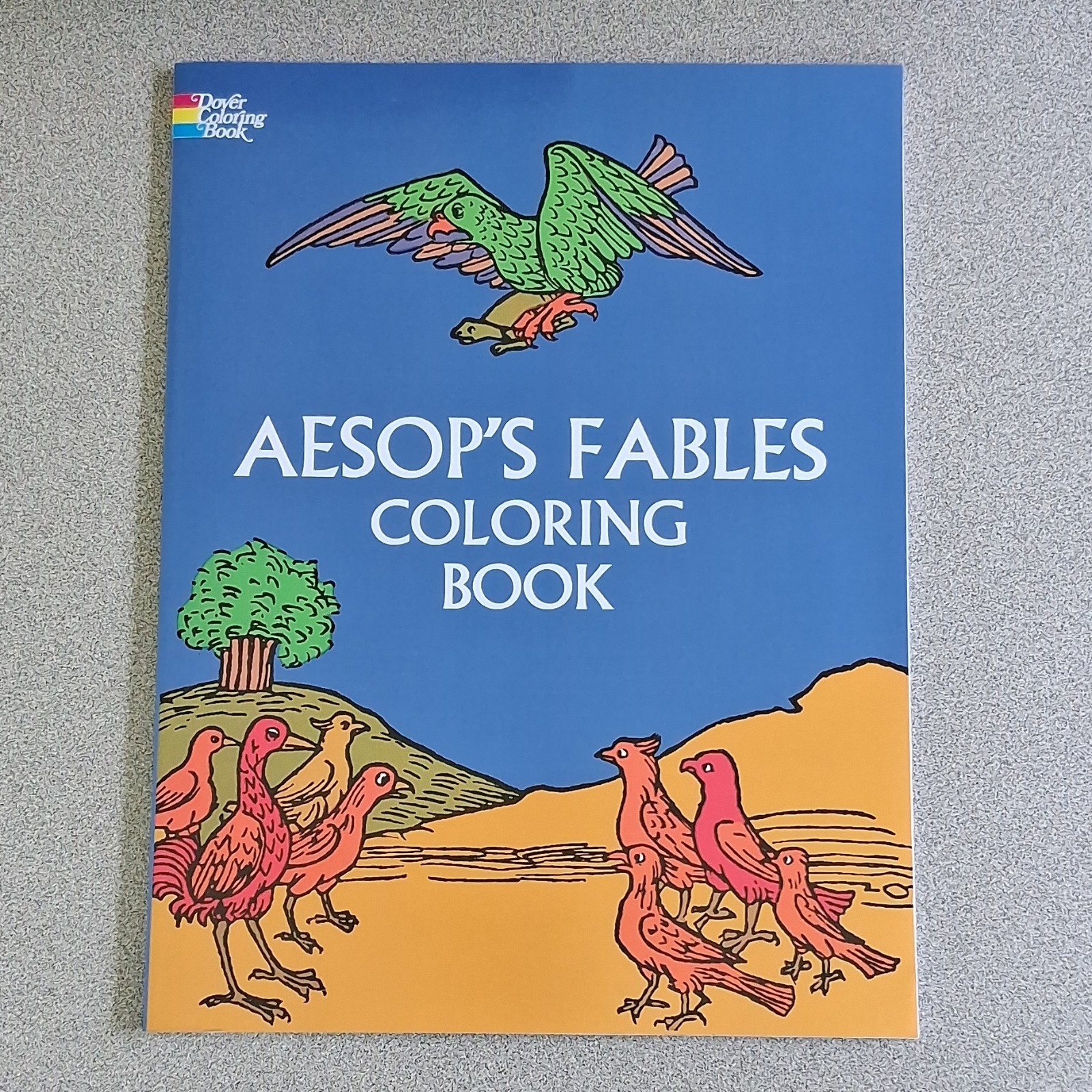 Aesop Aesop Aesop’s Fables Coloring Book Illustrated 1972 PB Dover Series