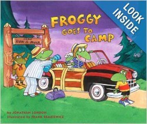 Froggy Goes to Camp – Paperback By Jonathan London – GOOD