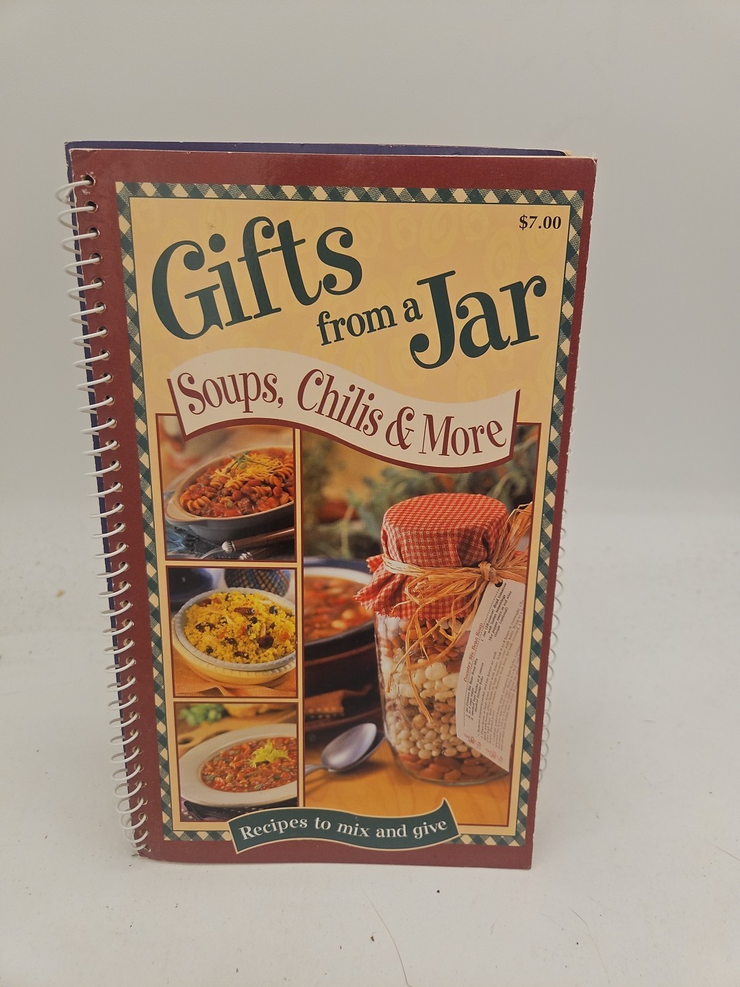 Gifts from a Jar Cookbooks Set of 3 Cookies Muffins Soups Chilis Spiral VG A3