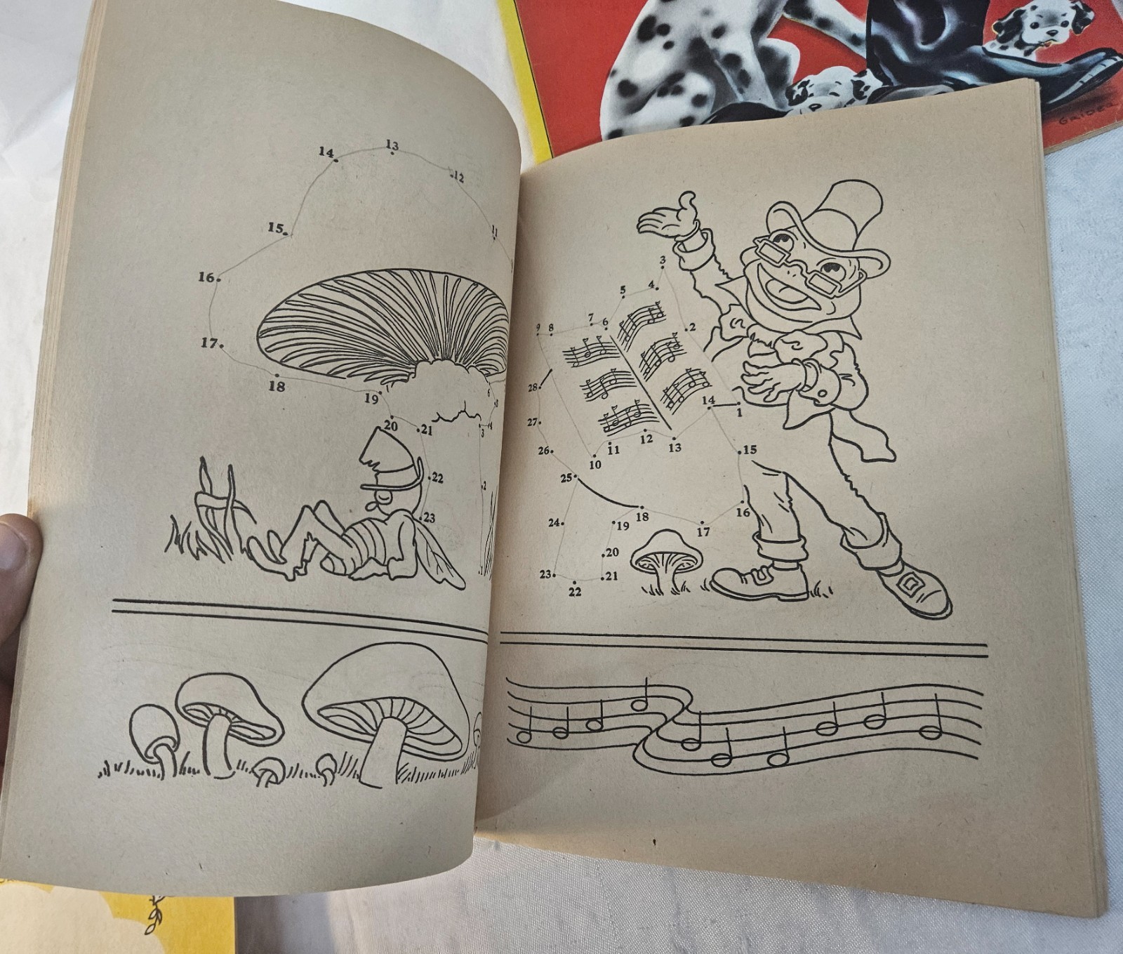 Lot of 10 Vintage USED Children’s Coloring Books 1950’s-60s Era in Nice Shape