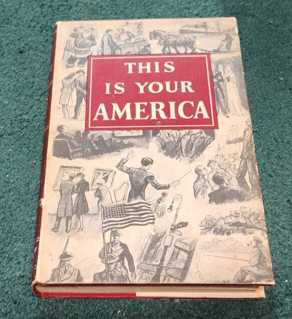 1943 THIS IS YOUR AMERICA Volume 3 Newspaper Feature Articles Americana hc/dj