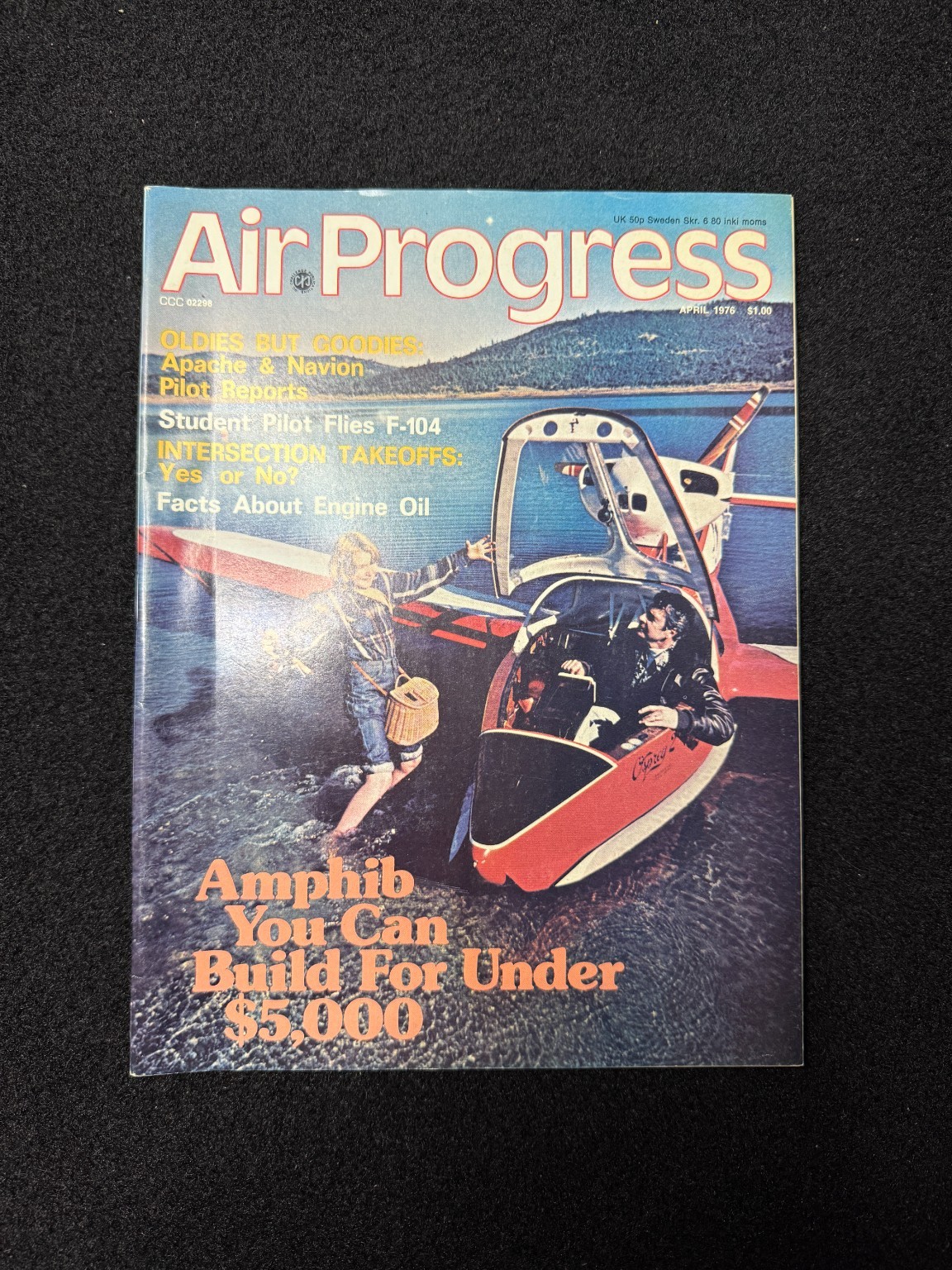 Air Progress Magazine April 1976 Aviation Aircraft Amphibious Plane Vintage