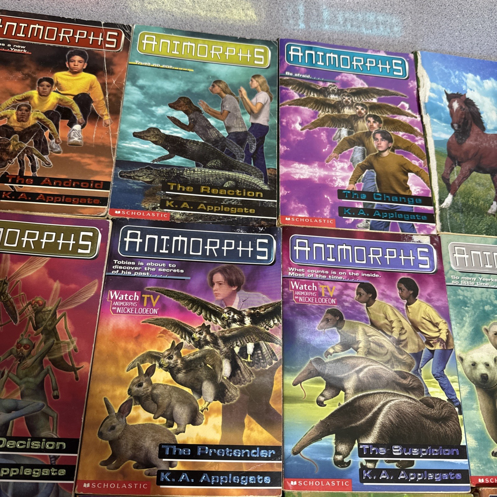 Animorphs Series K.A. Applegate Paperback Lot 17 Books VTG 90s Metamorphosis