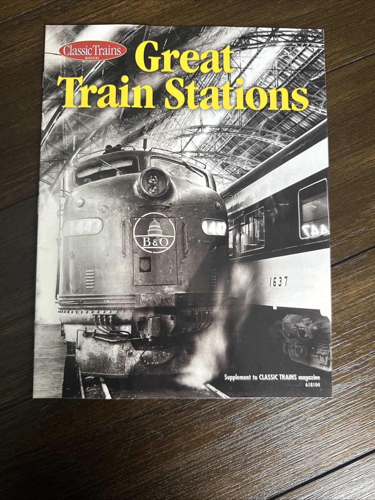 Classic Trains Magazine Great Train Stations Supplement 14 Pages Railroad
