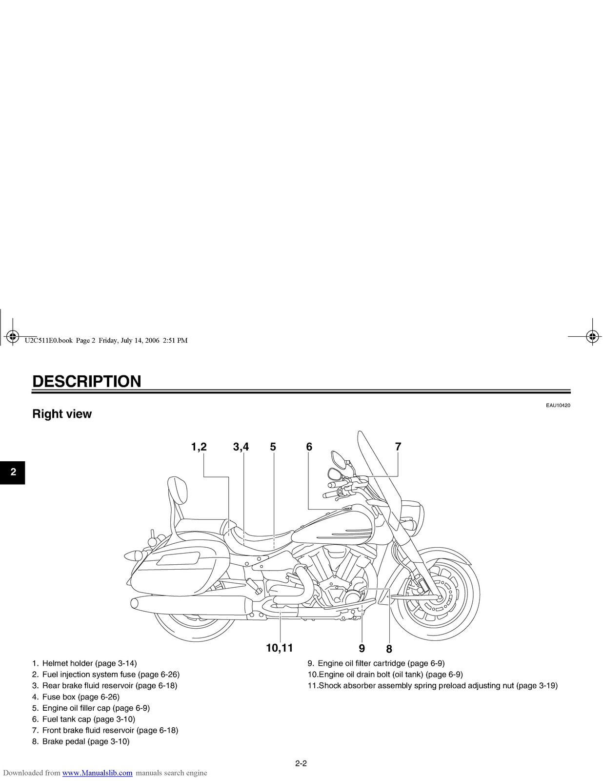 YAMAHA XV19CTSW XV19CTW XV19CTMW Owners Manual – STEEL WIRE BOUND – TOUGH COVERS