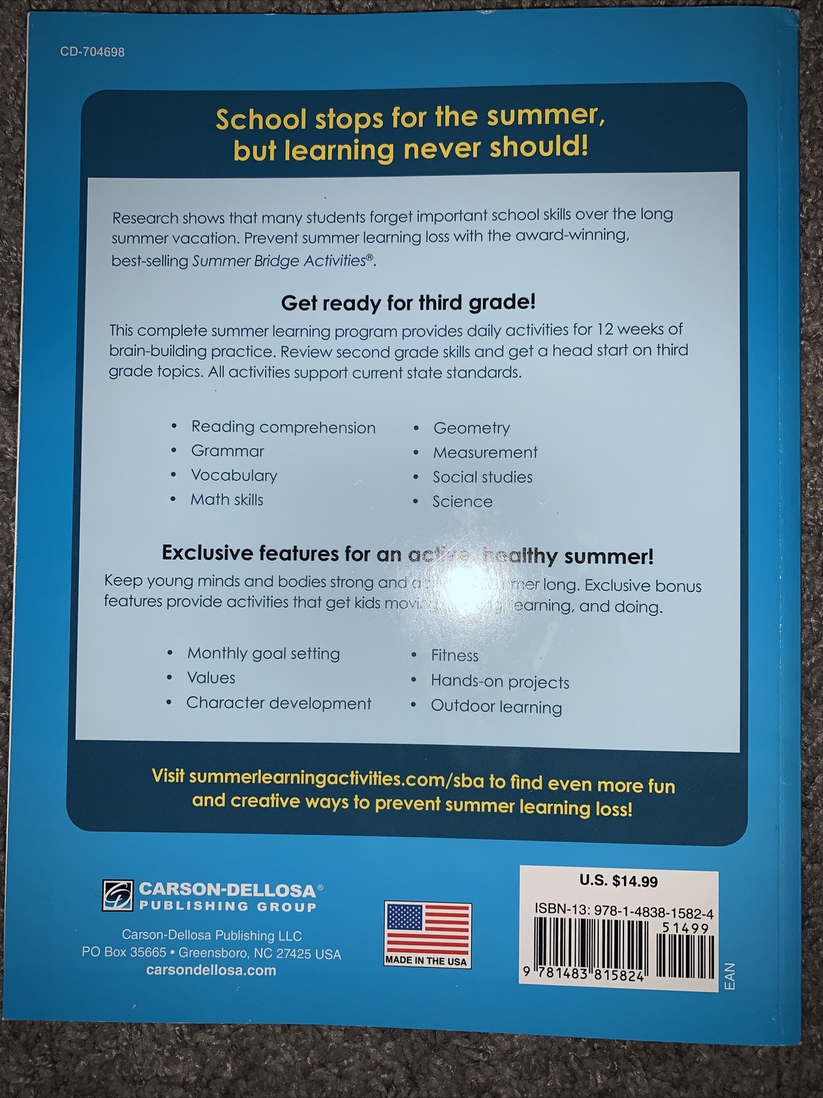 Summer Bridge Activities Ser.: Summer Bridge Activities®, Grades 2 – 3 (2015,…