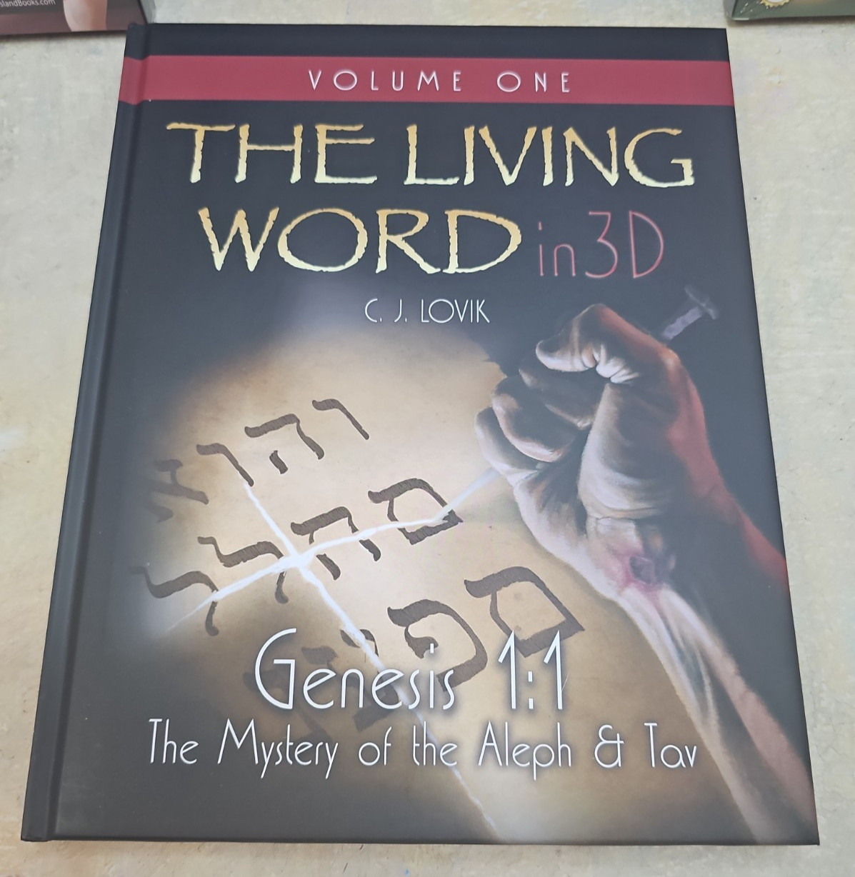 The Living Word in 3D Volume 1 Genesis Hebrew Letters Learning Cards Books